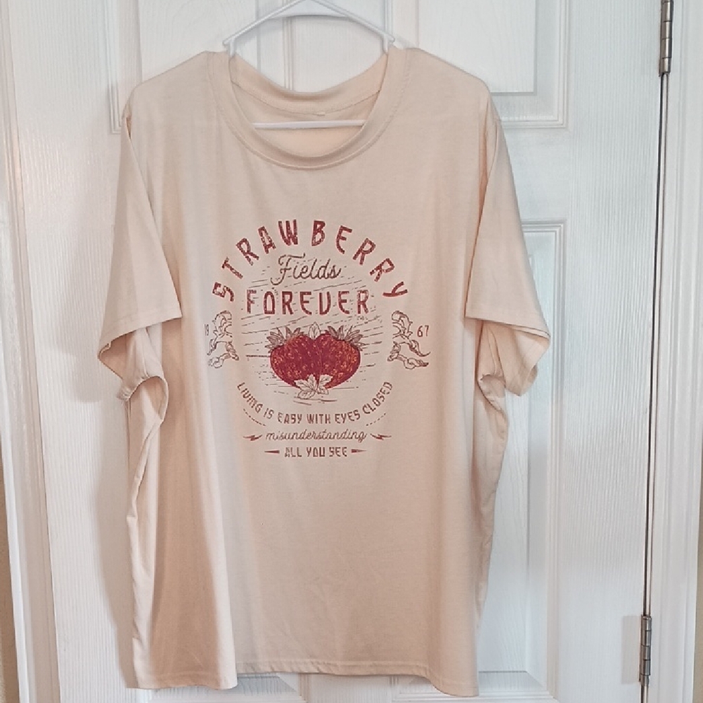 Beatles Strawberry Fields Forever Women's T-Shirt (a100)